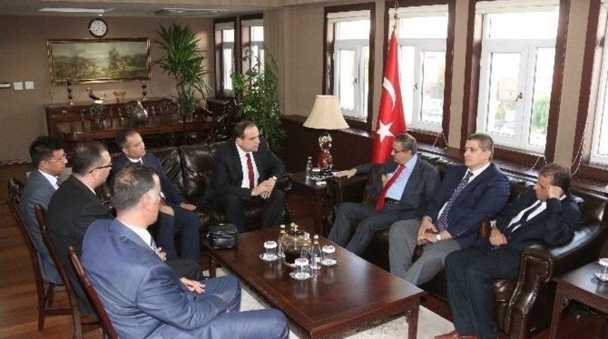 Adalet Bakanlığı M&uuml;steşarı Bağcı, Vali Su&rsquo;yu Ziyaret Etti