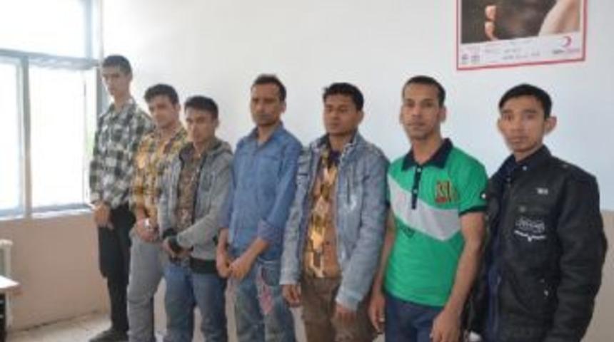 Başkale'de 7 Burmalı Ka&ccedil;ak Yakalandı