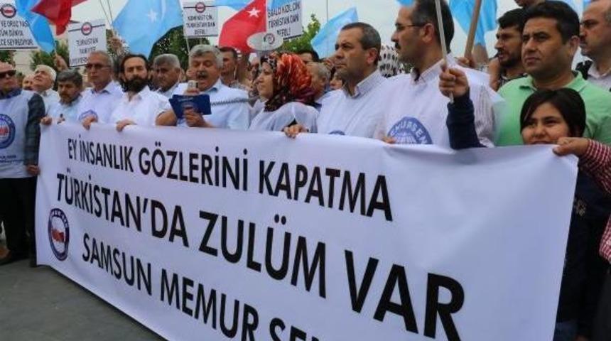 Memur-Sen &Uuml;yelerinden &Ccedil;in&rsquo;E Tepki