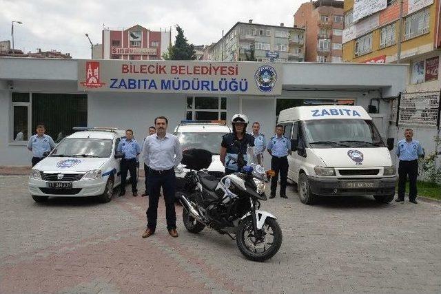 Bilecik Belediyesi Zabıta Müdürlüğü’nden Motorize Ekip