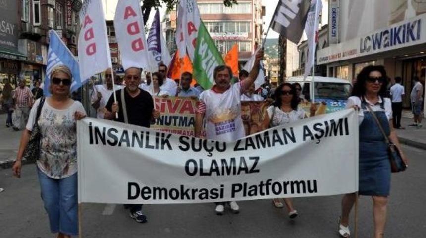 Zonguldak'ta Madımak Oteli'nde &Ouml;lenler Anıldı