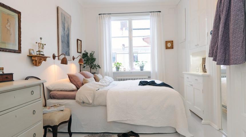 K&uuml;&ccedil;&uuml;k yatak odaları i&ccedil;in akıllı fikirler