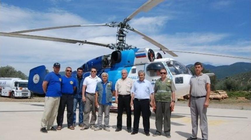 Yangın Helikopteri G&ouml;reve Başladı