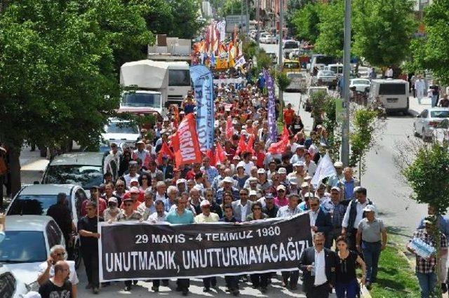 Çorum Olaylarında Ölenler Anıldı