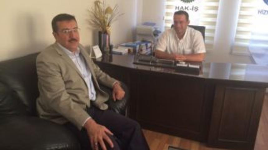 Milletvekili T&uuml;fenkci&rsquo;den Hak-iş&rsquo;e Ziyaret