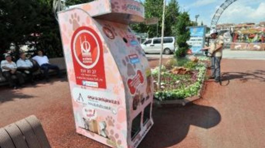 Ke&ccedil;i&ouml;ren&rsquo;de Geri D&ouml;n&uuml;ş&uuml;ml&uuml; Pet Şişeler Sokak Hayvanlarını Doyuruyor