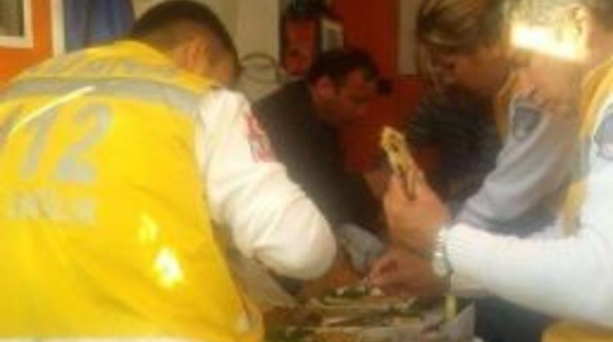 Ambulansta Lahmacun Ziyafeti