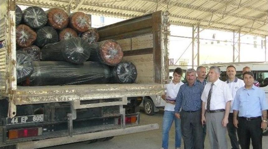 Organik Kayısı İ&ccedil;in Kurutma Filesi Dağıtıldı