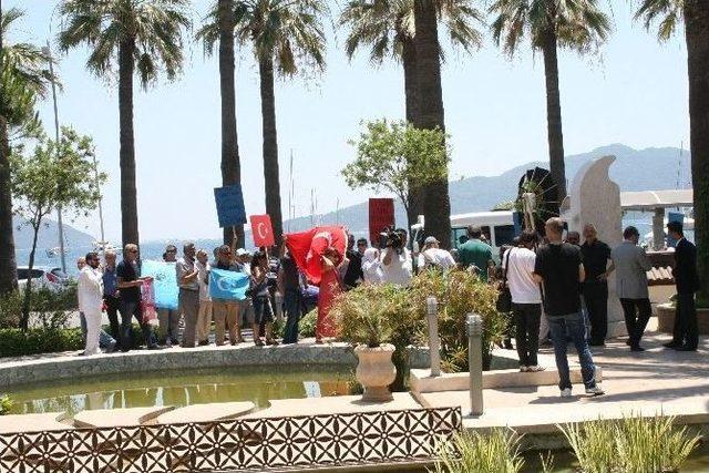 Marmaris’te Çin Parkı Kapatılsın Eylemi