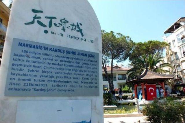 Marmaris'ten Kardeş Şehir Parkında Çin'e Uygur Tepkisi