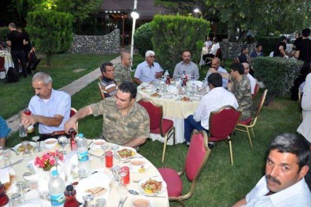 Elazığ'da İl Jandarma Komutanı'ndan Koruculara Iftar
