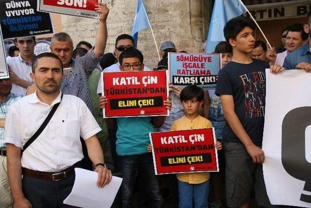 Uygur Türklerine Uygulanan Baskı Politikası Bartın’da Protesto Edildi