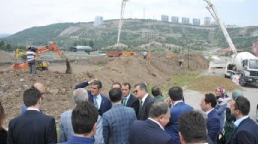 Kızılcahamam&rsquo;a Yapılacak Olan Yeni Hastane Binasının Temeli Atıldı