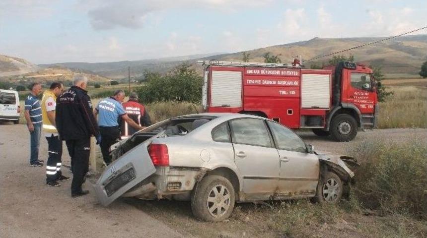Başkent&rsquo;te Trafik Kazası: 1 &Ouml;l&uuml;, 1 Yaralı