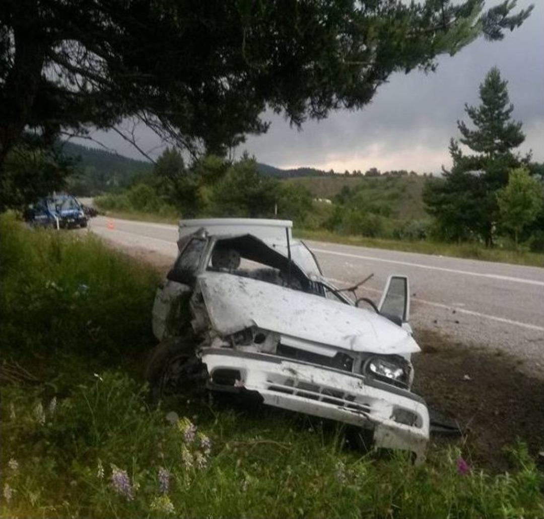 K&uuml;re&rsquo;de Kaza: 1 Yaralı