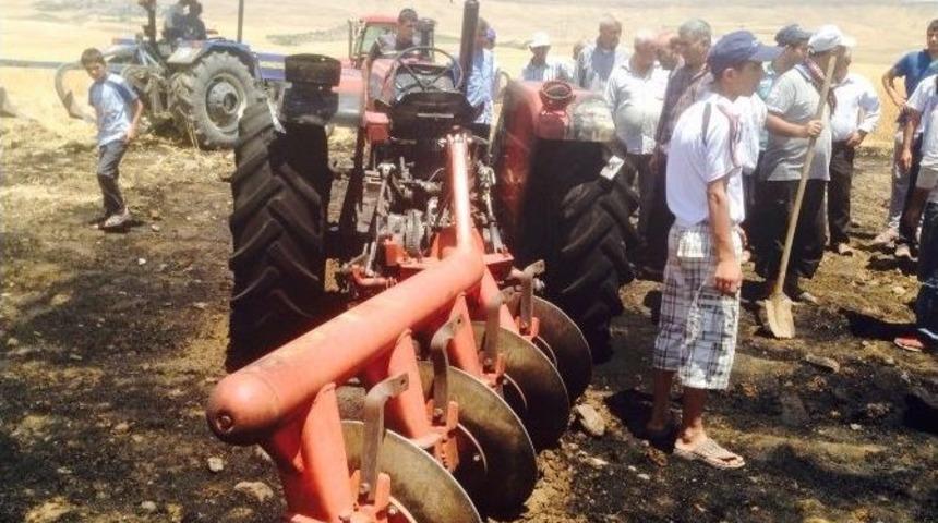 Batman&rsquo;da Bi&ccedil;ilmemiş 12 D&ouml;n&uuml;m Buğday Tarlası K&uuml;l Oldu