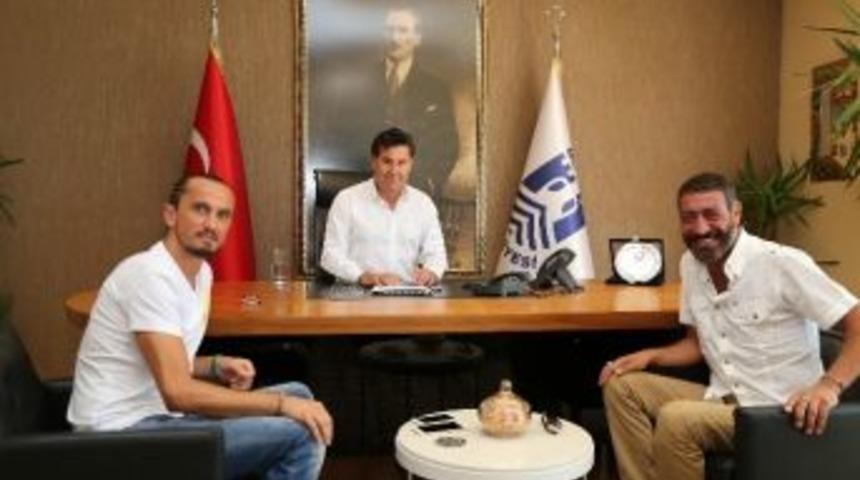 Altun Ve Şanlı&rsquo;dan Mehmet Kocadon&rsquo;a Ziyaret