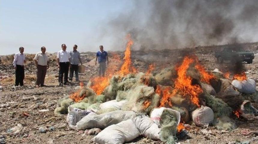 Balık&ccedil;ı Ağları Yakıldı