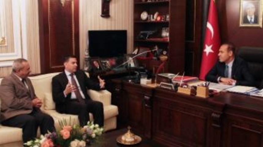 Abd Konsolosu Espinoza&rsquo;dan Başkan S&ouml;zl&uuml;ye Veda Ziyareti