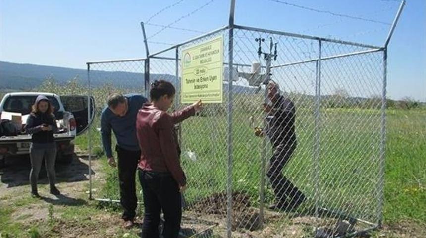 &Ccedil;anakkale&rsquo;de Bilgisayarlı Tahmin Ve Erken Uyarı İstasyon Sayısı 23&rsquo;e Ulaştı