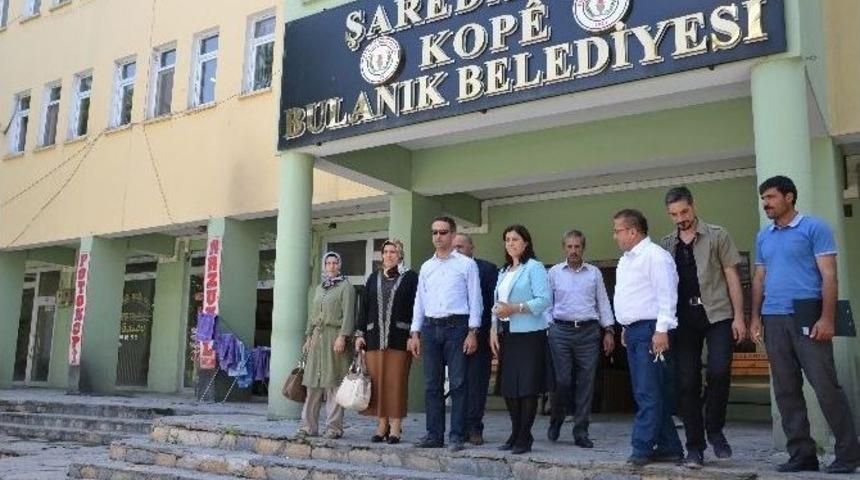 Hdp Muş Milletvekili Yıldırım&rsquo;ın Bulanık&rsquo;ta Esnaf Ziyareti