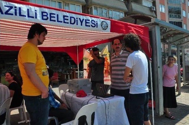 Nazilli Belediyesinden Üniversite Adaylarına Tercih Danışmanlığı Standı