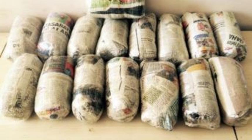 Diyarbakır&rsquo;da 16 Kilogram Esrar Ele Ge&ccedil;irildi