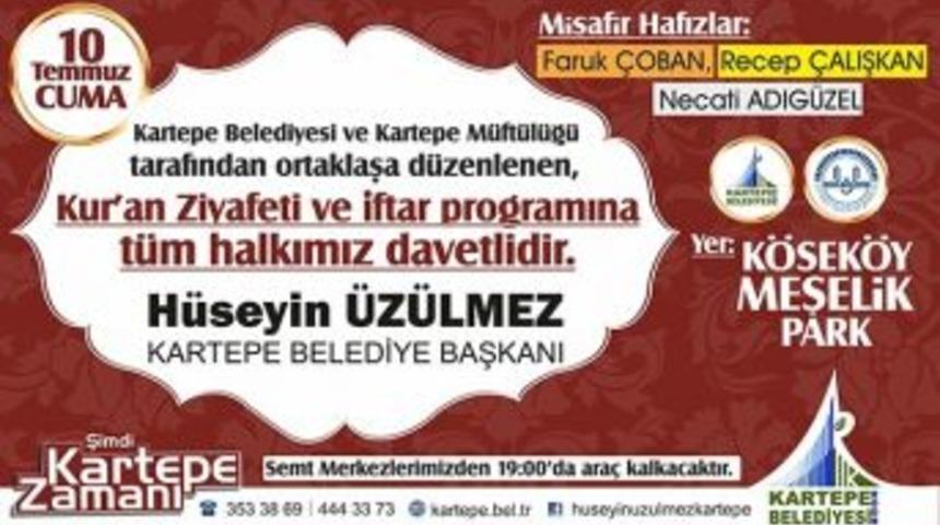 &Uuml;z&uuml;lmez&rsquo;den İftara Davet