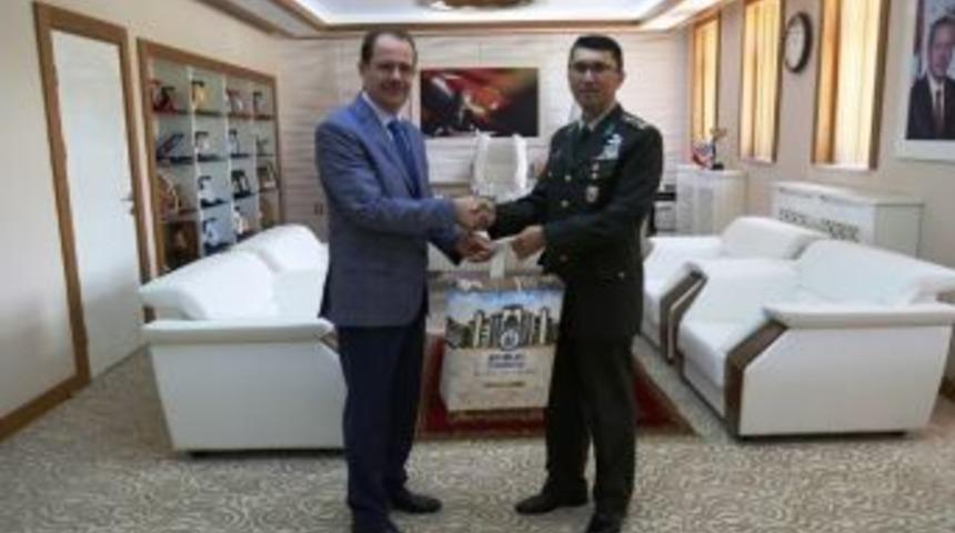 Garnizon Komutanı Yiğit’ten Rektör Coşkun’a Veda Ziyareti