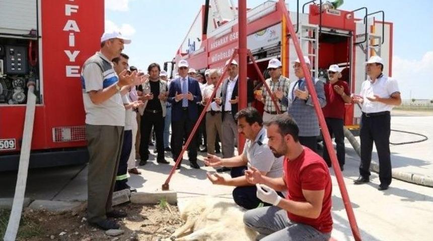 Aksaray Osb&rsquo;de İtfaiye Hizmete Girdi