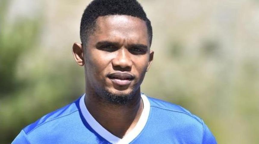 Eto'o Ilk Antrenmanına &Ccedil;ıktı