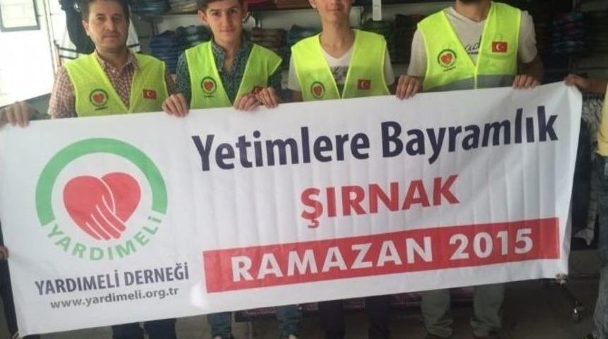 Silopi&rsquo;deki Yetimlere Bayramlık Yardımı