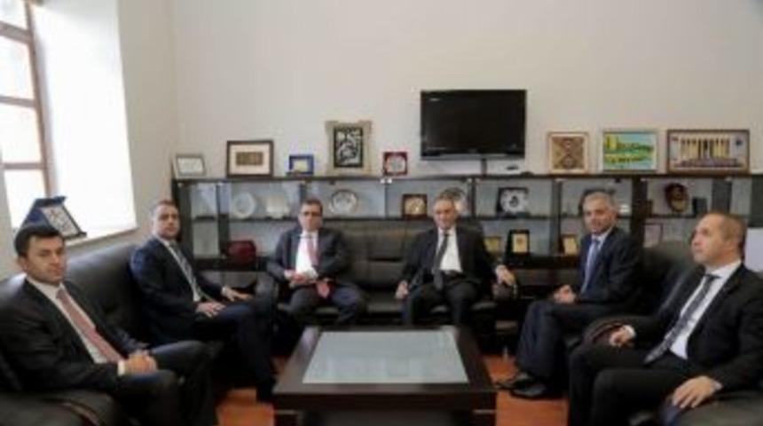 Halk Bankası Genel M&uuml;d&uuml;r&uuml; Taşkesenlioğlu&rsquo;ndan Dtso&rsquo;ya Ziyaret