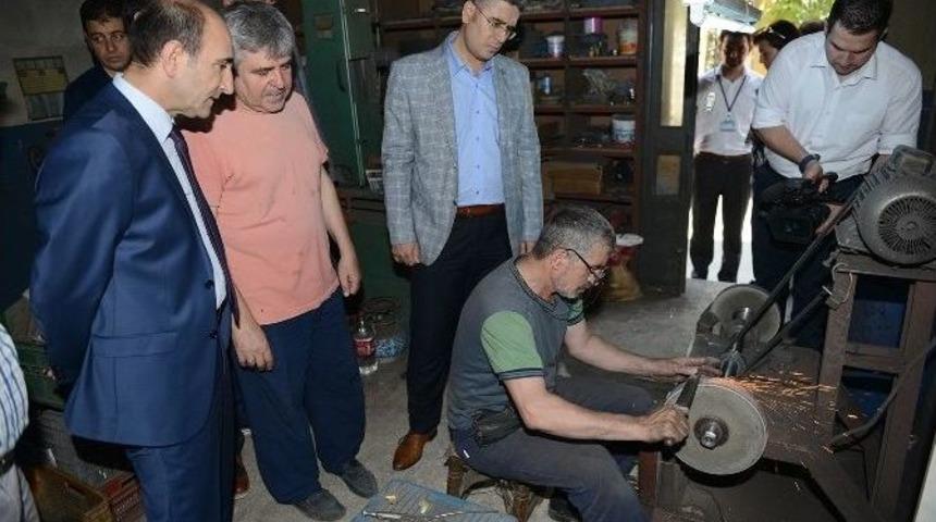 Başkan Edebali&rsquo;den Esnafa Destek