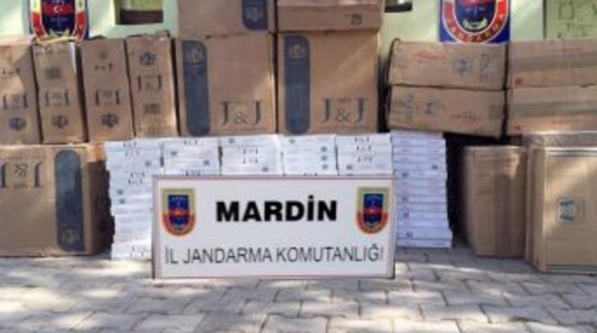 Mardin&rsquo;de 18 Bin 120 Paket Ka&ccedil;ak Sigara Ele Ge&ccedil;irildi