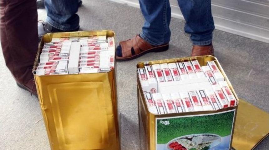 Peynir Tenekelerinden Ka&ccedil;ak Sigara &Ccedil;ıktı