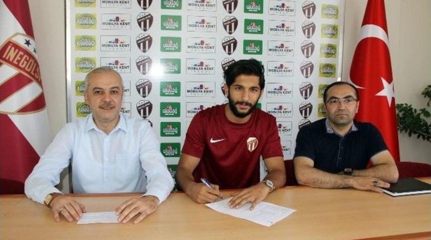 İneg&ouml;lspor Halil İbrahim İle İmzaladı
