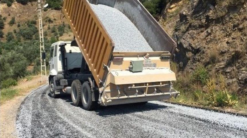 Beyk&ouml;y&rsquo;de Asfaltlama &Ccedil;alışması Başladı