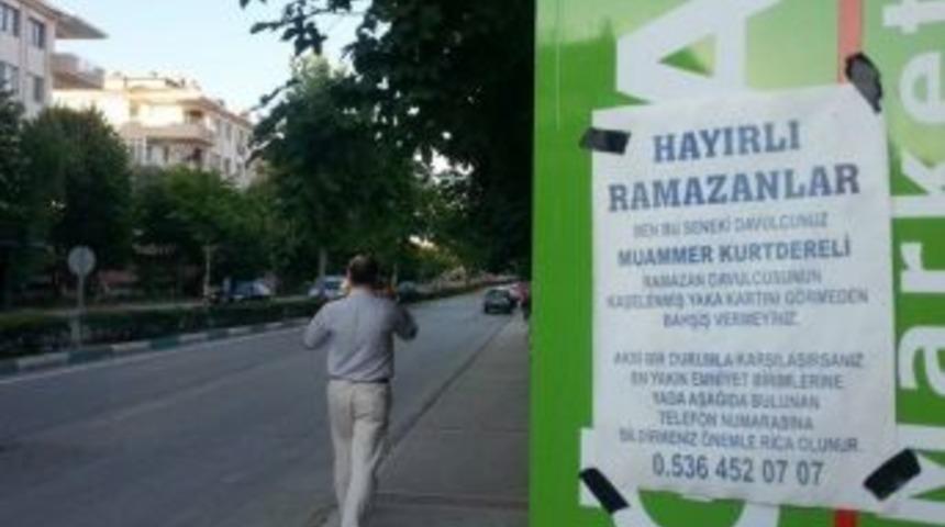 Ramazan Davulcusundan Afişle İlgin&ccedil; Uyarı...