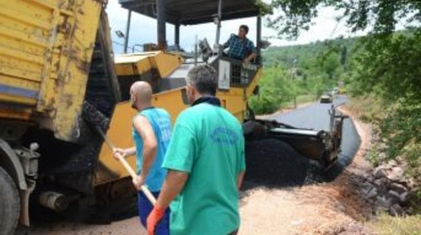 Ketenciler Mahallesinde Asfalt &Ccedil;alışması