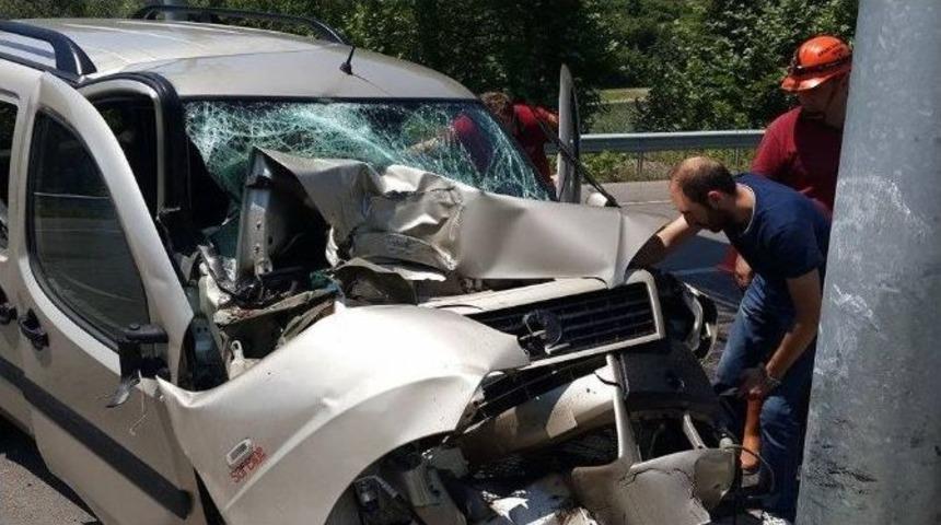 Zonguldak&rsquo;ta Trafik Kazası: 1 Yaralı