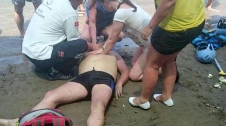 Raftingde Fenalaşan Rus Turist &Ouml;ld&uuml;