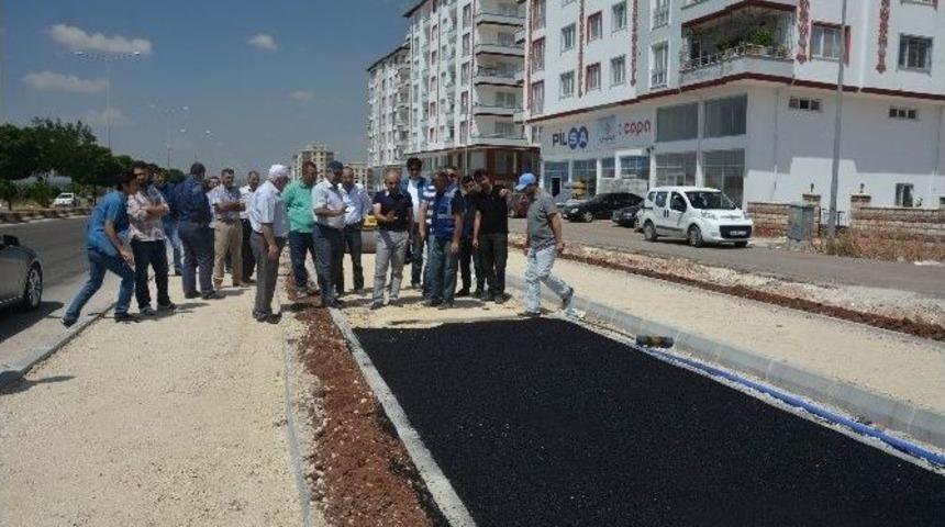 Başkan Kara, Y&uuml;r&uuml;y&uuml;ş Ve Bisiklet Yolu &Ccedil;alışmalarını İnceledi