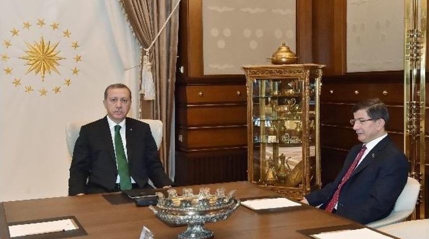Cumhurbaşkanı Erdoğan, Başbakan Davutoğlu&rsquo;nu Kabul Etti