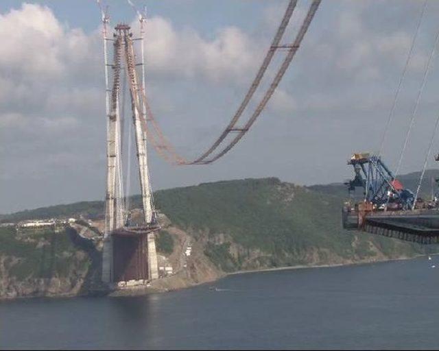 3. Köprüde Çalışmaların Yüzde 70 i Tamamlandı 1