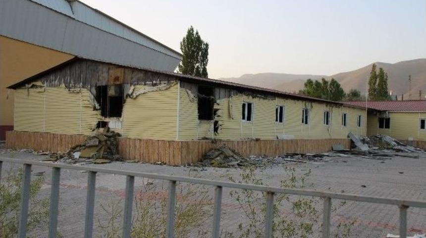 6-7 Ekim Olaylarında Yakılan Lise Binası Onarılacak