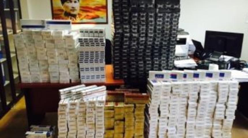 Tekirdağ&rsquo;da 6 Bin 400 Paket Ka&ccedil;ak Sigara Ele Ge&ccedil;irildi