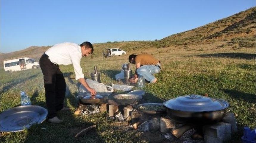 Sakız Yaylasında İftar Yemeği
