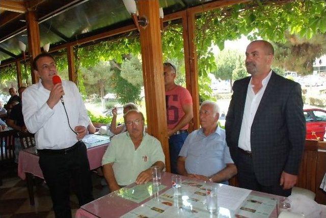 Didim Cem Evinde Selahattin Çetinkaya Adaylığını Açıkladı