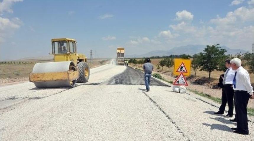 Vali Koca, Asfaltlama Çalışmalarını İnceledi